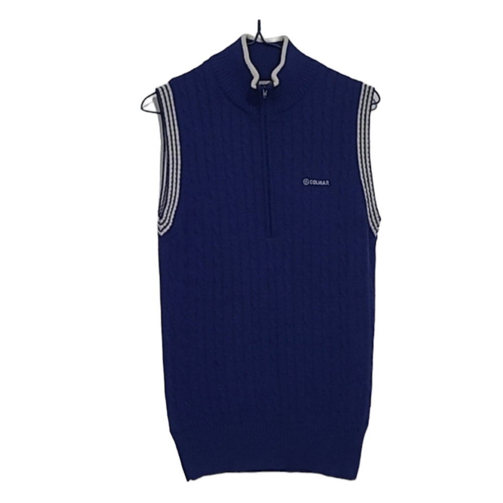 Colmar Golf Wool Alpaca Blend Cable Knit Lined Vest